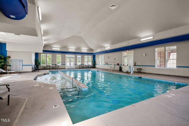 view of indoor community pool
