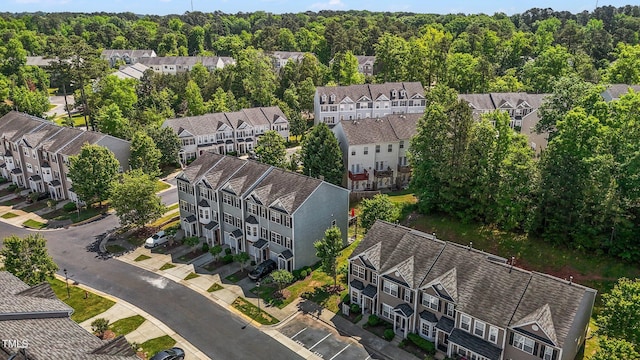 2713 Wyntercrest Ln, Durham, NC 27713 - aerial view featuring a residential view