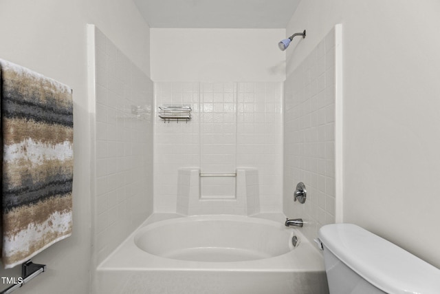 2713 Wyntercrest Ln, Durham, NC 27713 - bathroom with shower / bathtub combination and toilet