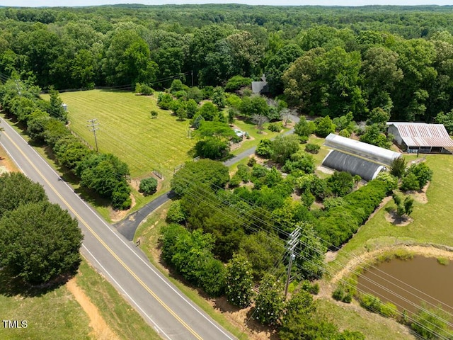 4811 New Sharon Church Rd, Hillsborough, NC 27278 - drone / aerial view of a heavily wooded area