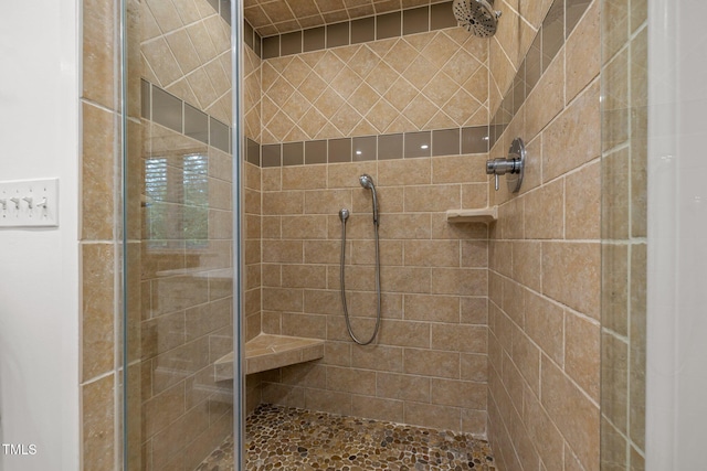 3915 Nottaway Rd, Durham, NC 27707 - bathroom featuring a stall shower