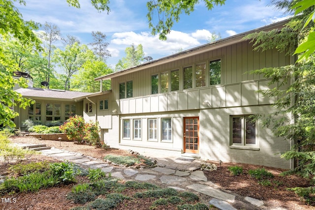 3915 Nottaway Rd, Durham, NC 27707 - back of property with brick siding