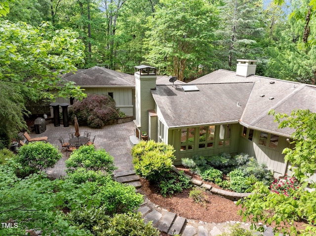 3915 Nottaway Rd, Durham, NC 27707 - view from above of property