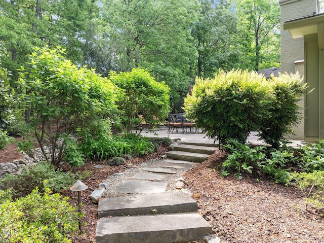 3915 Nottaway Rd, Durham, NC 27707 - view of yard with a patio area