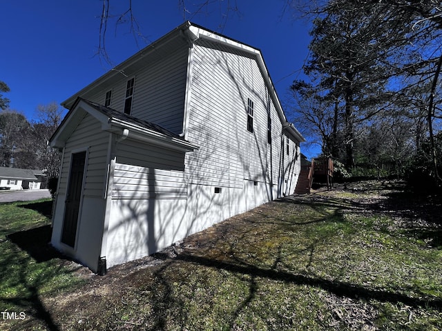 view of side of property