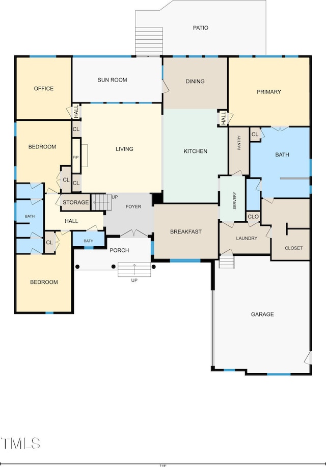 301 Rocking Ranch Ct, Cary, NC 27519 - view of floor plan / room layout