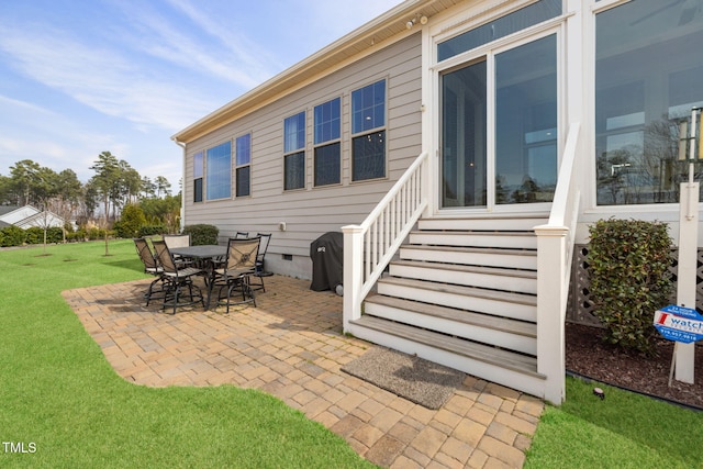 301 Rocking Ranch Ct, Cary, NC 27519 - view of patio featuring grilling area
