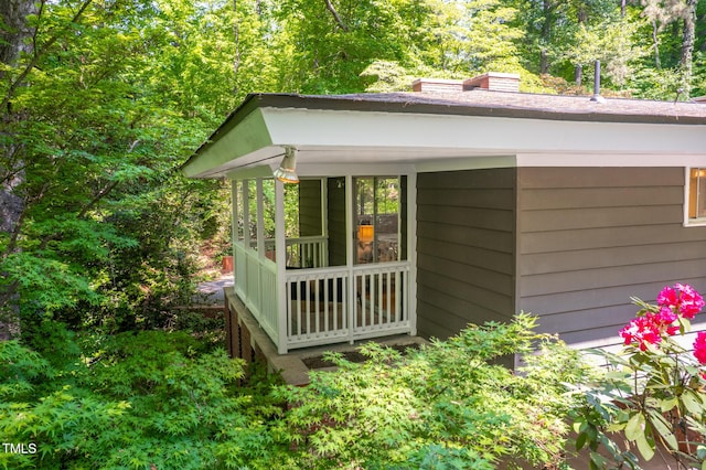 view of property exterior