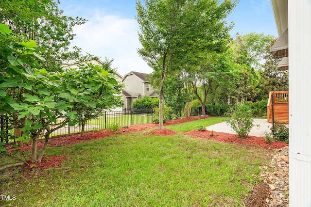 5233 Greymoss Ln, Apex, NC 27539 - view of yard featuring a patio