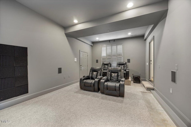 1508 Tradescant Ct, Raleigh, NC 27613 - cinema room featuring recessed lighting and carpet