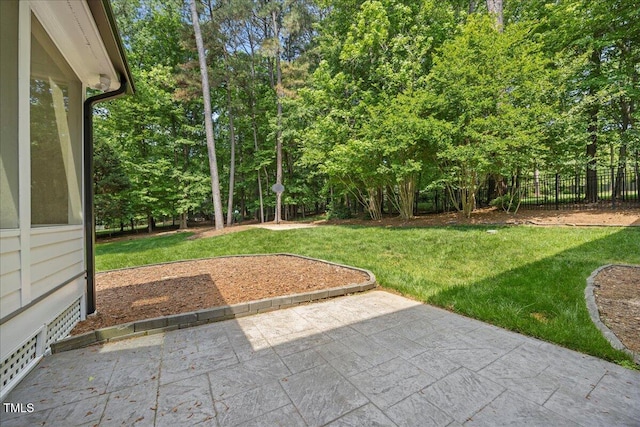 1508 Tradescant Ct, Raleigh, NC 27613 - view of yard featuring a patio area