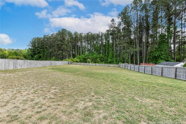 view of yard