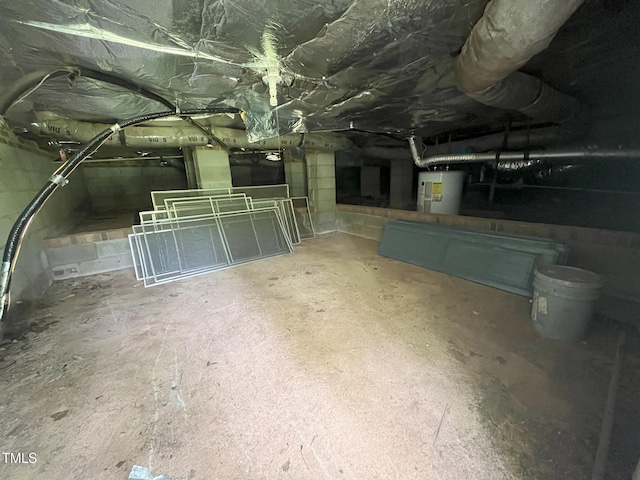 1116 Shadywood Ln, Raleigh, NC 27603 - basement with electric water heater