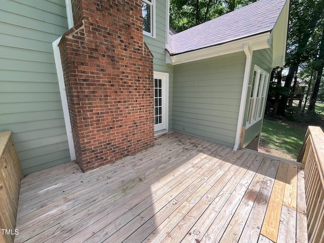 1116 Shadywood Ln, Raleigh, NC 27603 - view of wooden terrace