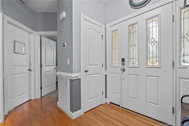 33 Woodbury Ln, Sanford, NC 27332 - foyer entrance featuring baseboards and light wood-type flooring