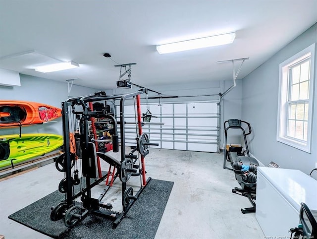 33 Woodbury Ln, Sanford, NC 27332 - garage featuring a garage door opener