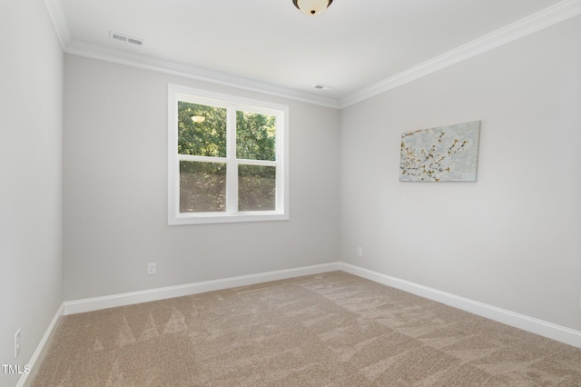 503 Forest Rd, Oxford, NC 27565 - carpeted empty room with crown molding