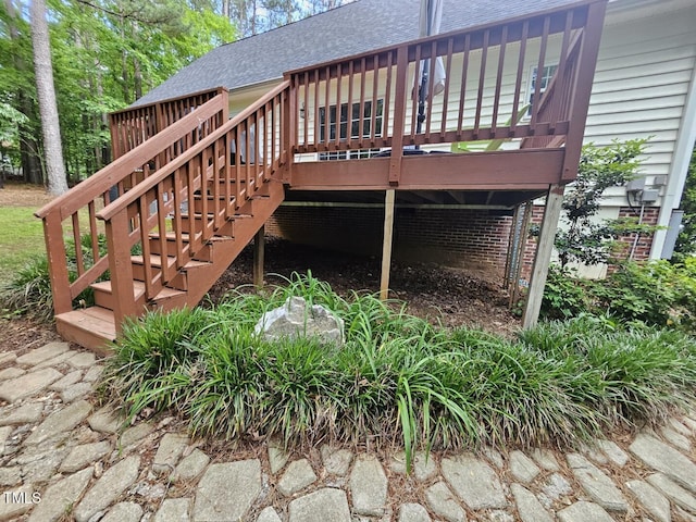 4116 Tall Pine Dr, Franklinton, NC 27525 - deck featuring stairs