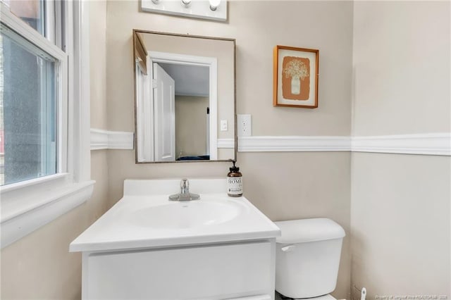 1002 Hicks Ave, Fayetteville, NC 28304 - half bath with toilet and vanity