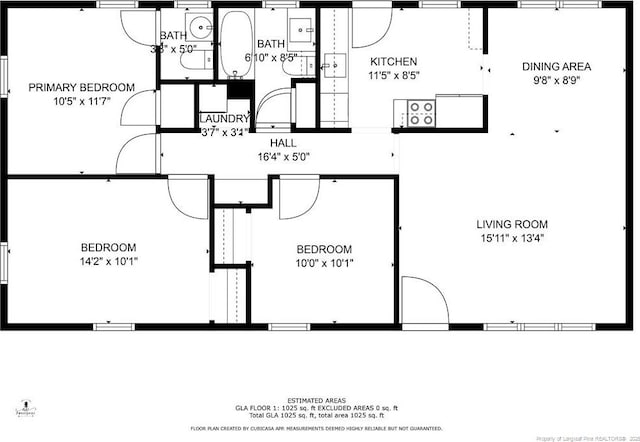 1002 Hicks Ave, Fayetteville, NC 28304 - plan