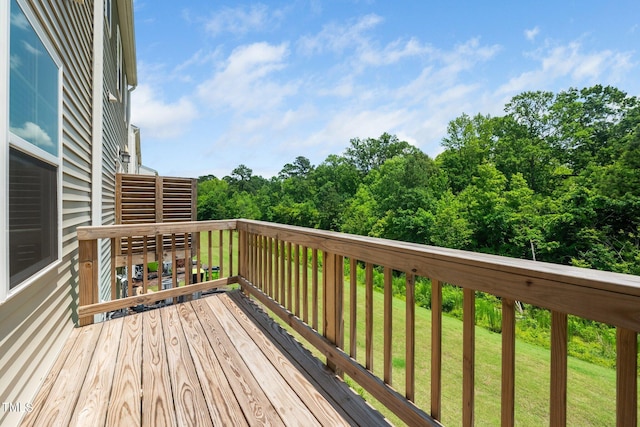 3025 Castle Loch Ln, Durham, NC 27703 - wooden terrace with a lawn