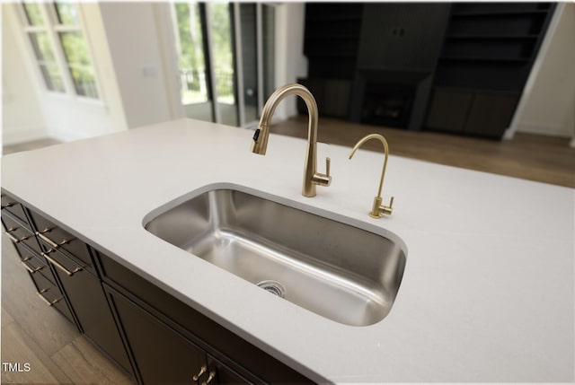 8620 Dukes Lake Rd, Zebulon, NC 27597 - kitchen view of light countertops and wood finished floors