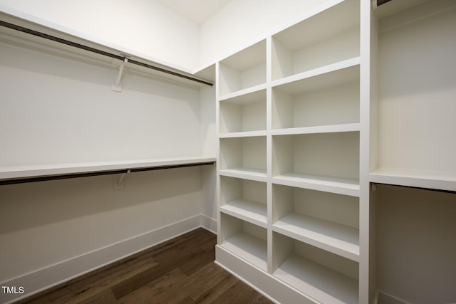 8620 Dukes Lake Rd, Zebulon, NC 27597 - spacious closet with dark wood-type flooring
