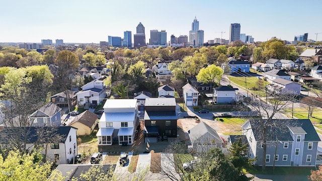 drone / aerial view featuring a residential view