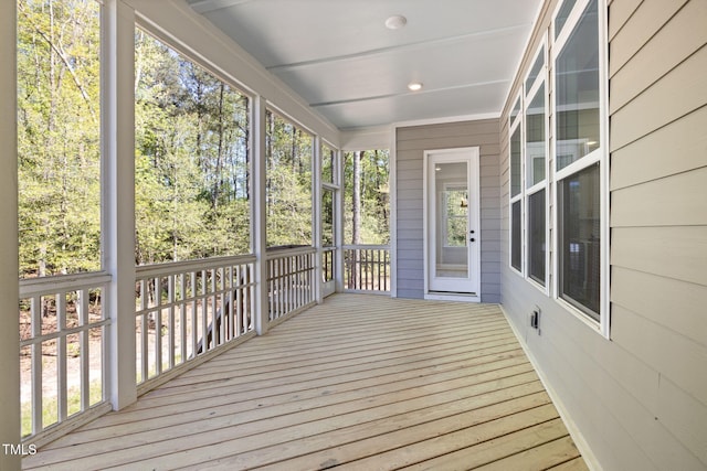 50 Gadwall Ct, Zebulon, NC 27597 - unfurnished sunroom with a healthy amount of sunlight