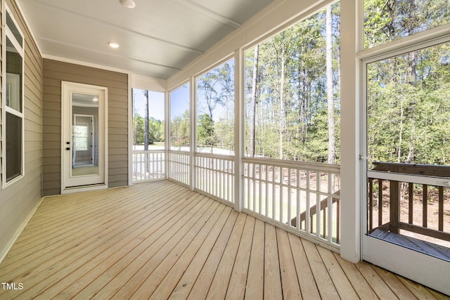 50 Gadwall Ct, Zebulon, NC 27597 - view of unfurnished sunroom