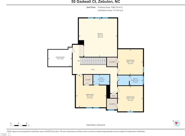50 Gadwall Ct, Zebulon, NC 27597 - plan