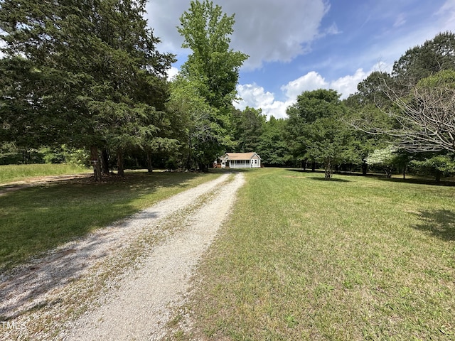 view of street with driveway