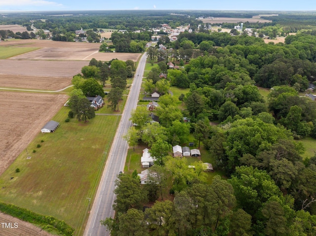 705 W Main St, Conway, NC 27820 - aerial view of property and surrounding area featuring rural landscape