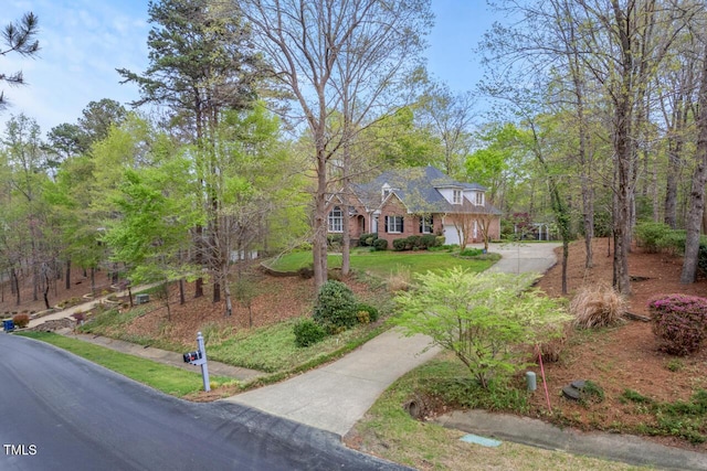 5900 Orchid Valley Rd, Raleigh, NC 27613 - view of front of property featuring concrete driveway