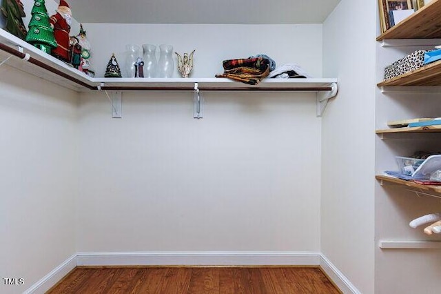 3005 Woodgreen Dr, Raleigh, NC 27607 - spacious closet with wood finished floors