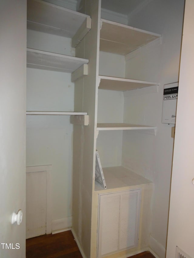 closet with visible vents