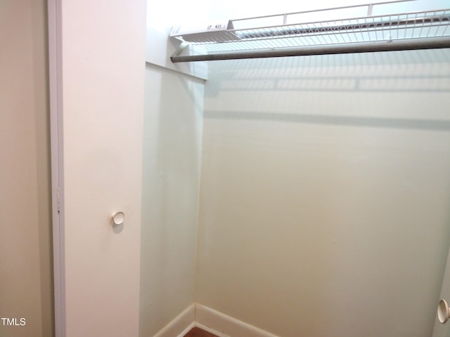 view of closet
