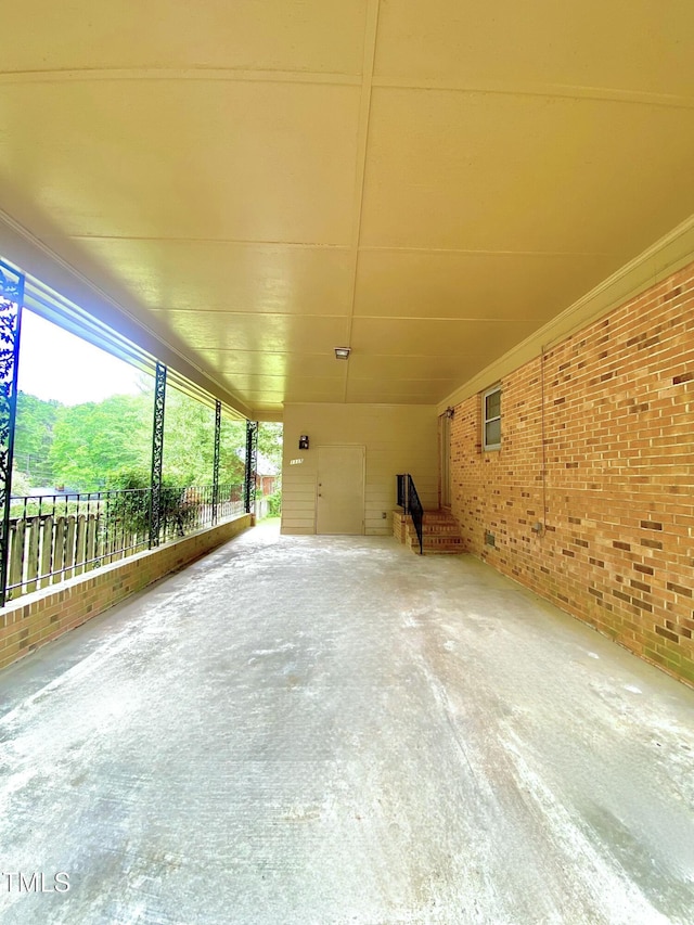 1115 Park Ave, Henderson, NC 27536 - view of patio with a carport