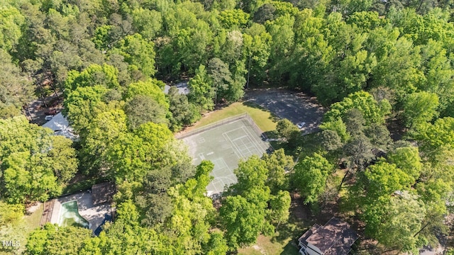 1801 Irish Blvd, Sanford, NC 27332 - drone / aerial view with a forest view