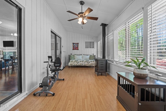 1801 Irish Blvd, Sanford, NC 27332 - sunroom featuring vaulted ceiling, crown molding, and wood finished floors