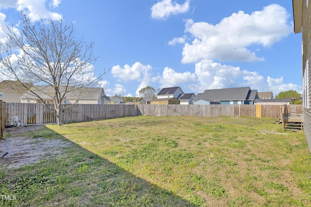5824 Lady Way, Hope Mills, NC 28348 - view of yard featuring a fenced backyard and a residential view