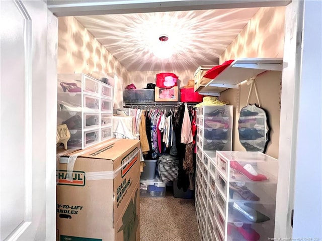 view of storage room
