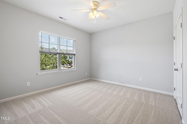 122 Torpoint Rd, Durham, NC 27703 - unfurnished room featuring light colored carpet and a ceiling fan