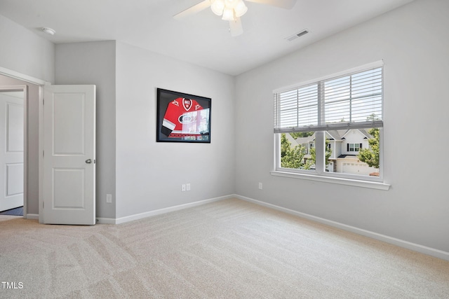 122 Torpoint Rd, Durham, NC 27703 - unfurnished bedroom with carpet floors and a ceiling fan