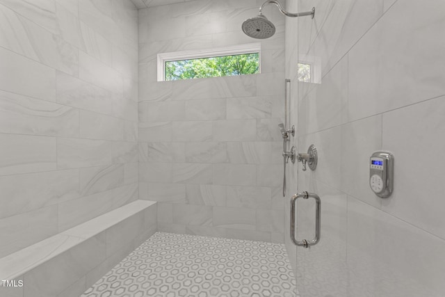 1208 Hunting Ridge Rd, Raleigh, NC 27615 - bathroom with a stall shower