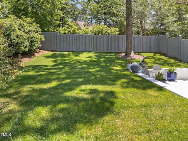 1208 Hunting Ridge Rd, Raleigh, NC 27615 - view of yard with a patio