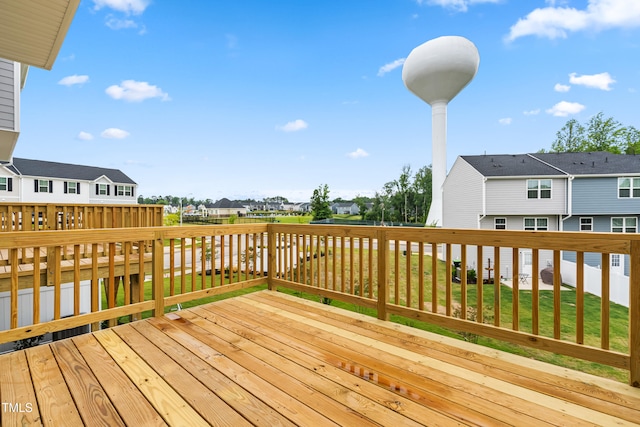 605 Silverado Sunset Loop, Wendell, NC 27591 - deck featuring a residential view