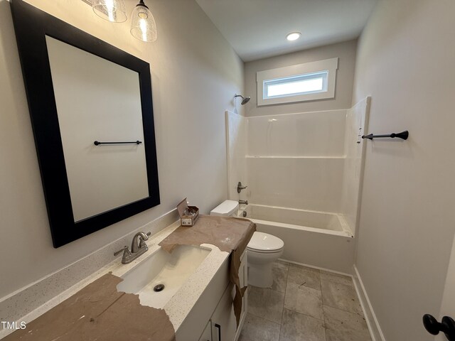28 Bailey-Boykin Rd, Selma, NC 27576 - full bathroom with vanity and washtub / shower combination