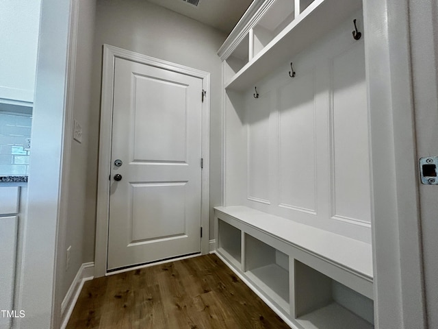 3912 Origin Dr, Bailey, NC 27807 - mudroom with dark wood-style flooring