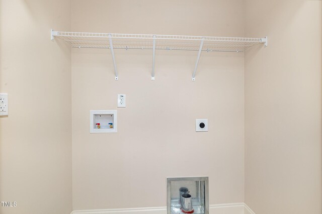 18 Bonnybrook Ct, Selma, NC 27576 - washroom featuring hookup for an electric dryer and hookup for a washing machine